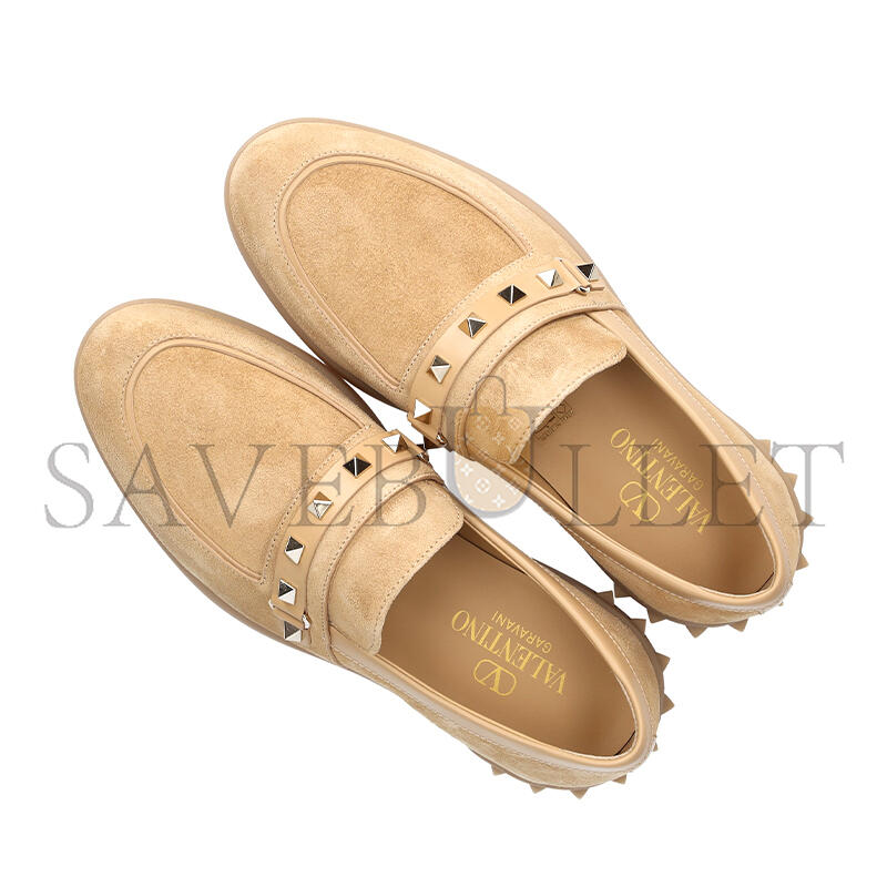 Va1e*ntin0 garavani damen loafer leisure flows veloursleder